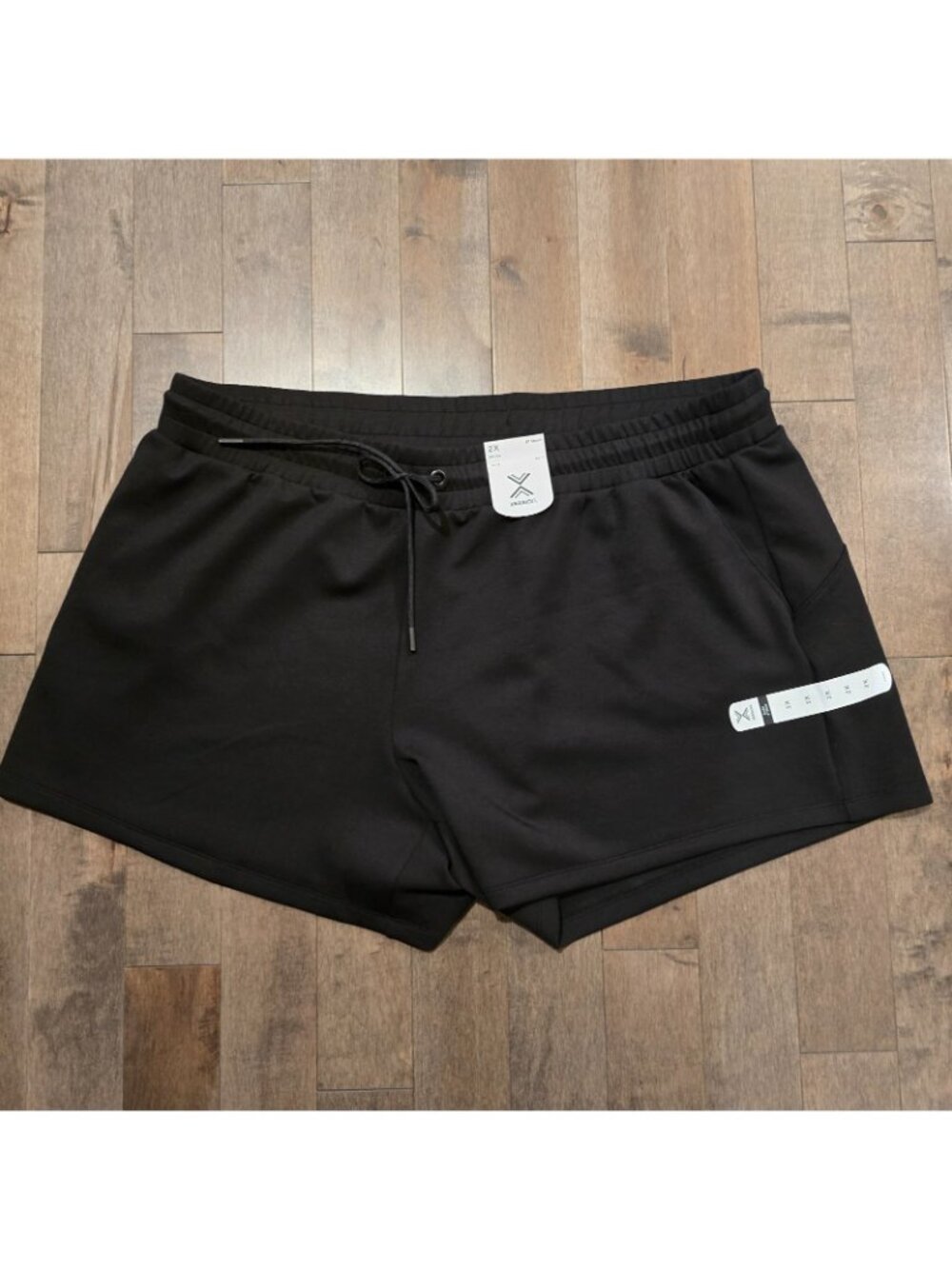 Xersion Womens Black Athletic Shorts 5" Mid-Rise 1x - Picture 7 of 12
